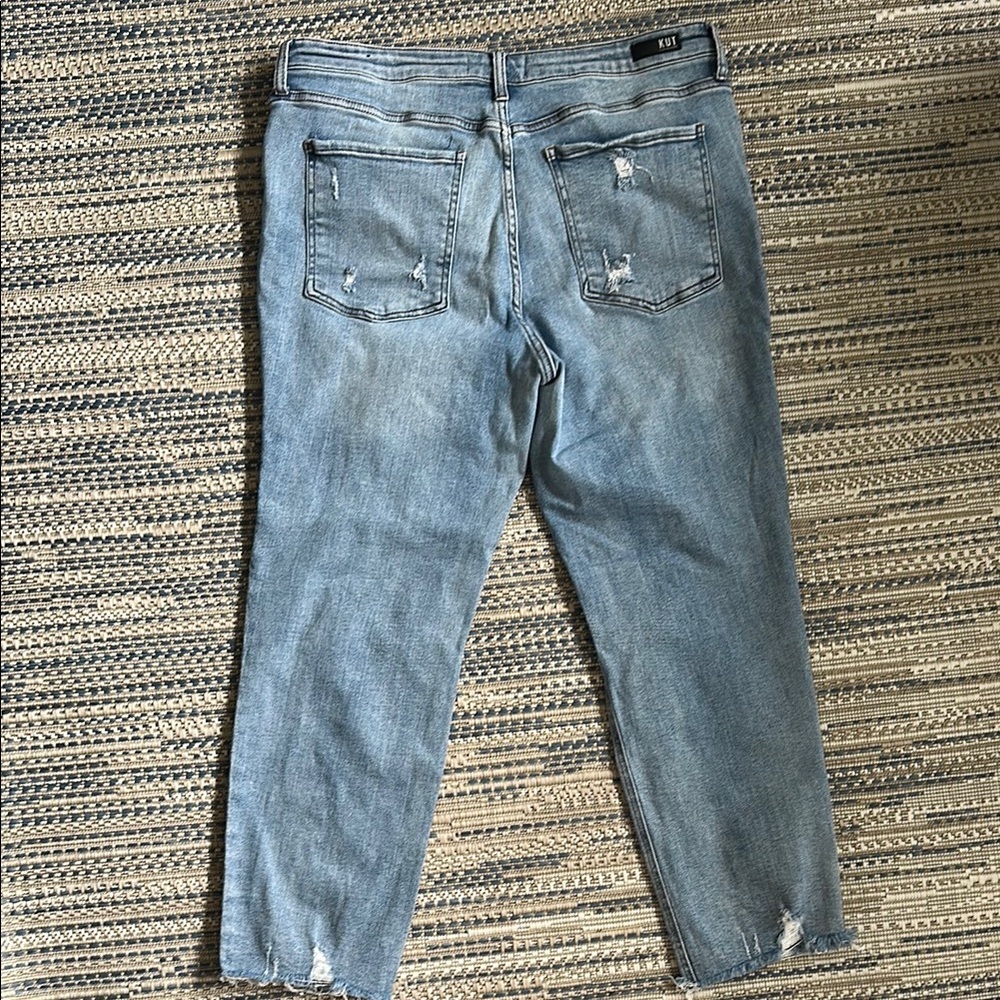 Kut from the Kloth Rachael High Rise Mom Jean Fab Ab Size 16 - Picture 8 of 14